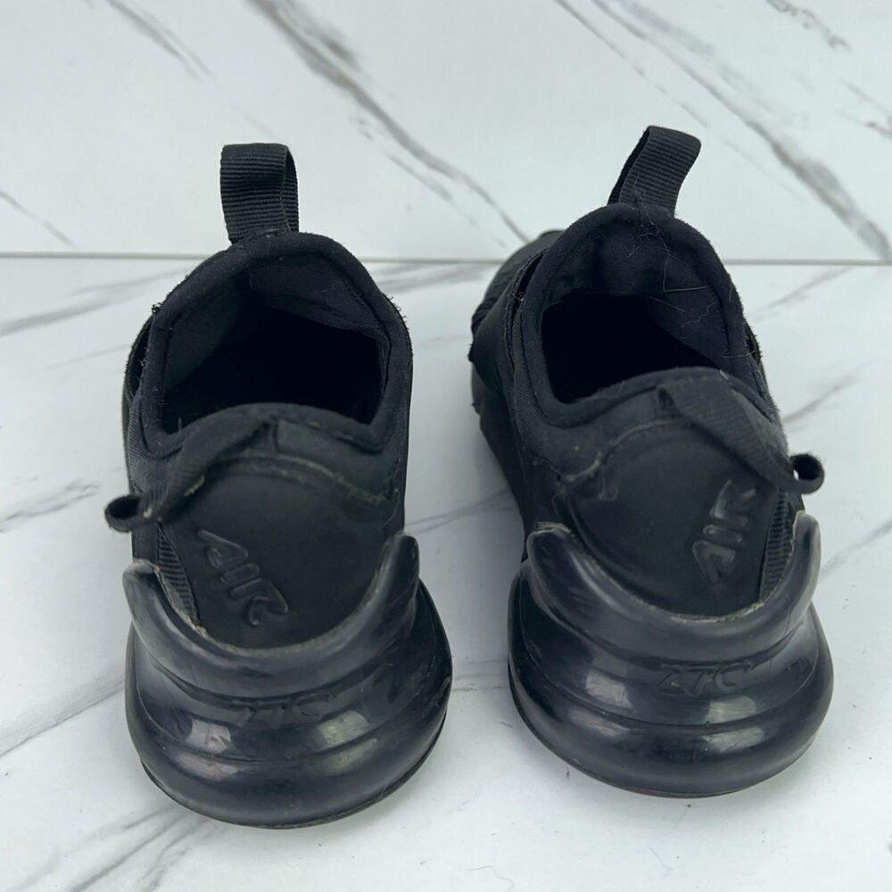 Nike Air Max 270 Triple Black CI1107-005 Youth US 2Y EUR 33.5  Kids Sneakers - Picture 4 of 7